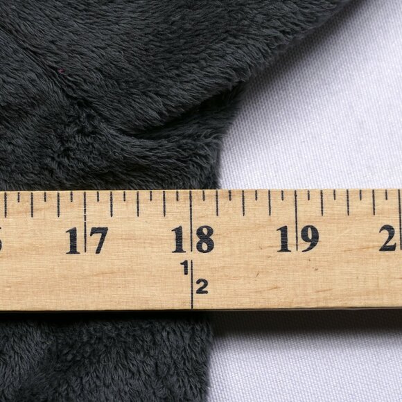 The North Face Fleece Full Zip Hoodie Girls L14/16 Gray & Pink Preowned - Picture 4 of 5